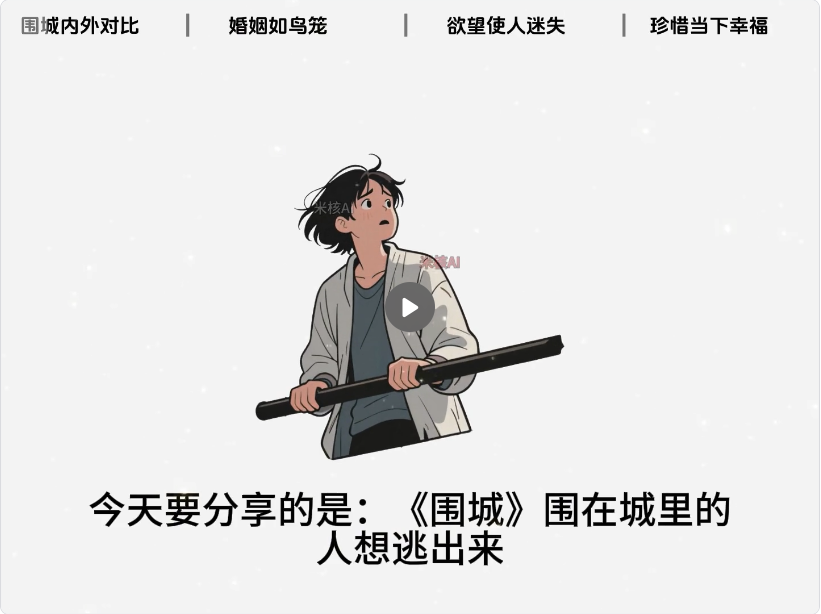 爆款书单视频|铅笔画风格 工作流封面