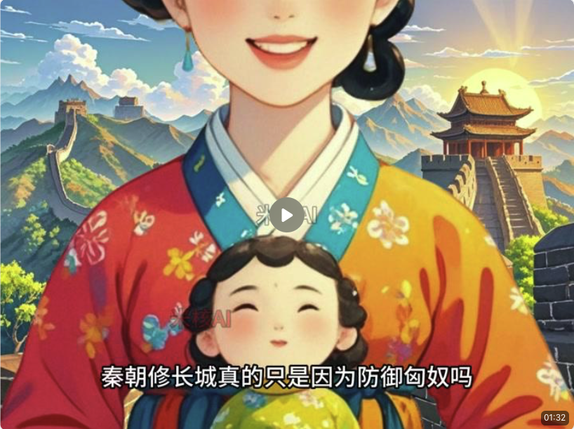 卡通风格历史故事工作流封面