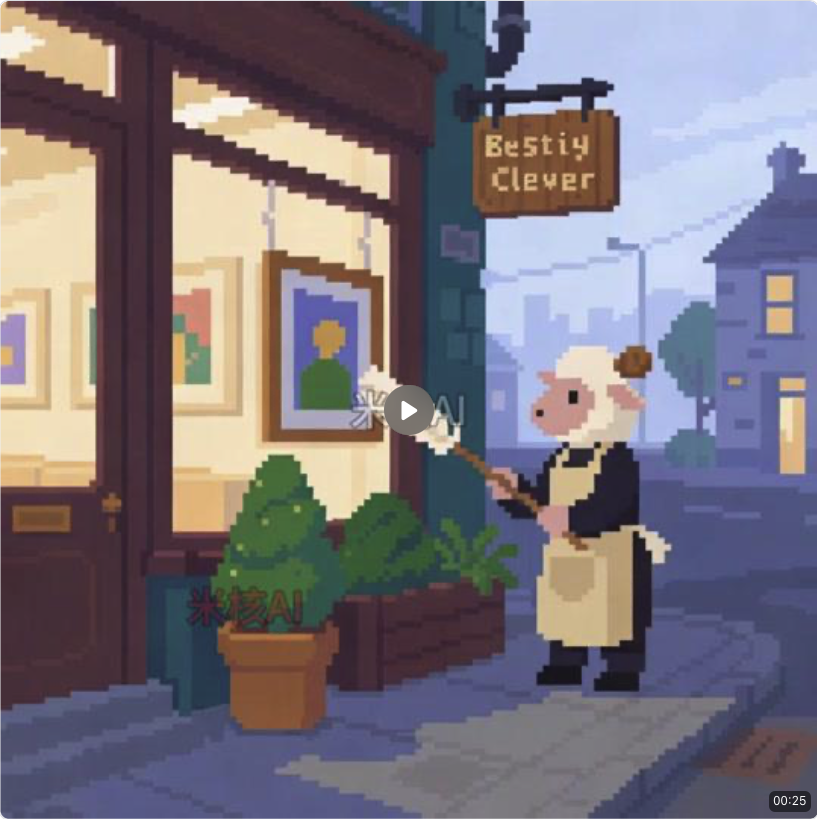 像素风豆包版本工作流封面